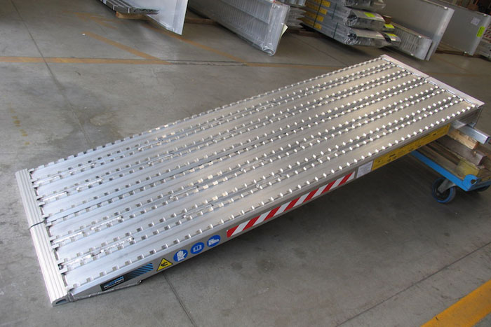 Paires de Rampes de Chargement surface fraisée pour chenilles en acier - Jusqu'à 58 Tonnes