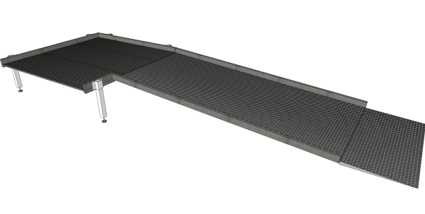 Dessin technique rampe modulaire