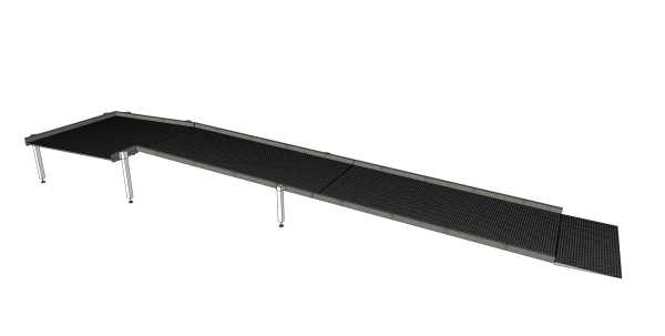 Croquis technique rampe modulaire 4000mm de long 