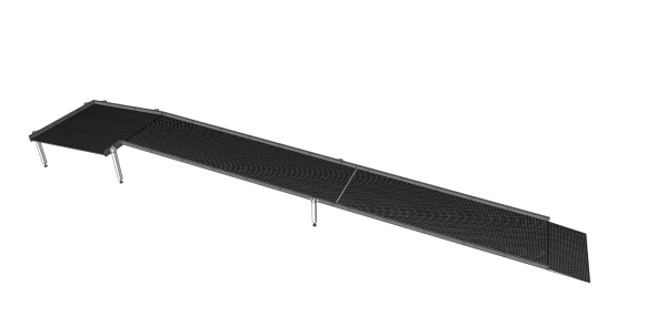Rampe d'accès modulaire 6000mm
