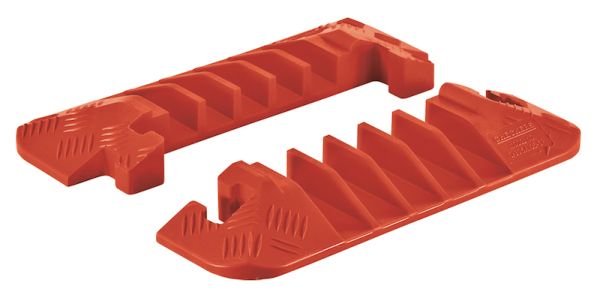Paire d'embouts oranges Checkers Line Backer 5 voies