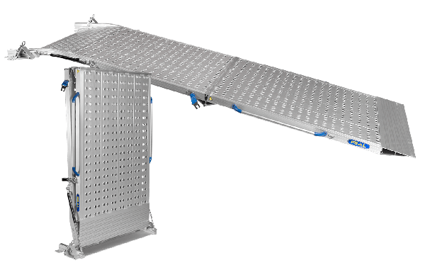 Rampe de chargement pliable 2 parties