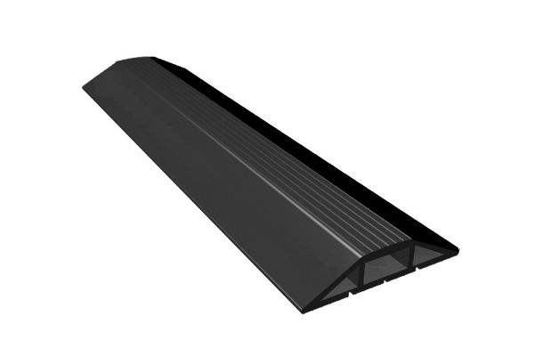 Lightweight 3 channel rubber cable protector