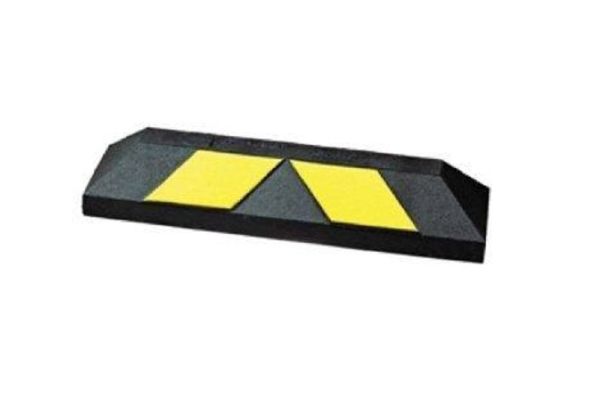 Butoir de parking noir et jaune 550mm
