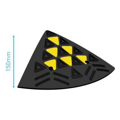 Rubber kerb ramp end cap dimensions 